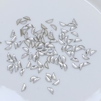 DZ 2867 6*2mm boat shape glass flatback stone for nail art (1440pcs/pack)